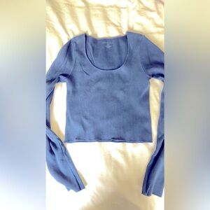 Navy blue brandy top